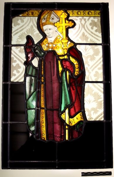 Image représentant Evêque bénissant - Panneau