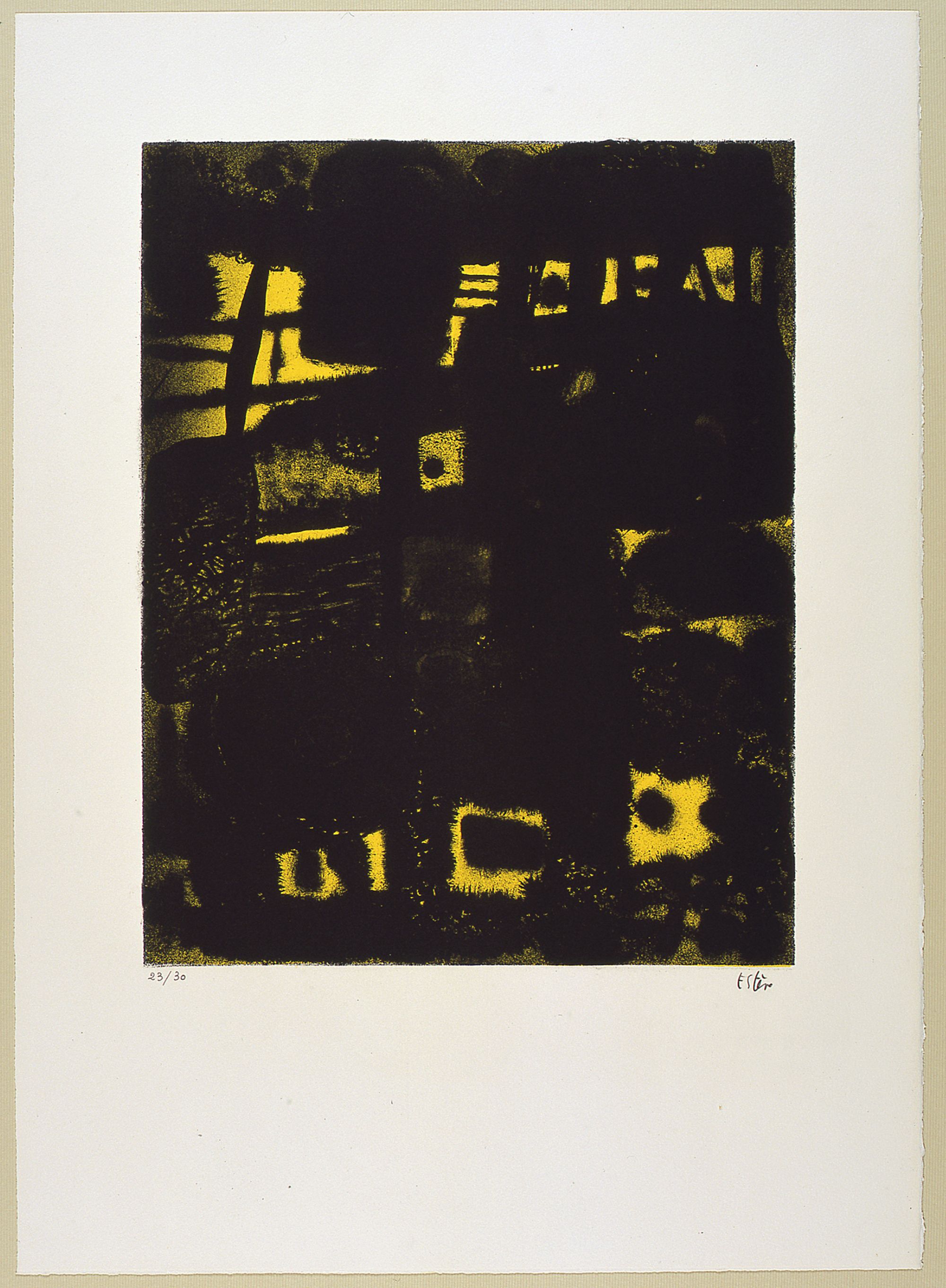 Image représentant Nuit jaune et noire -