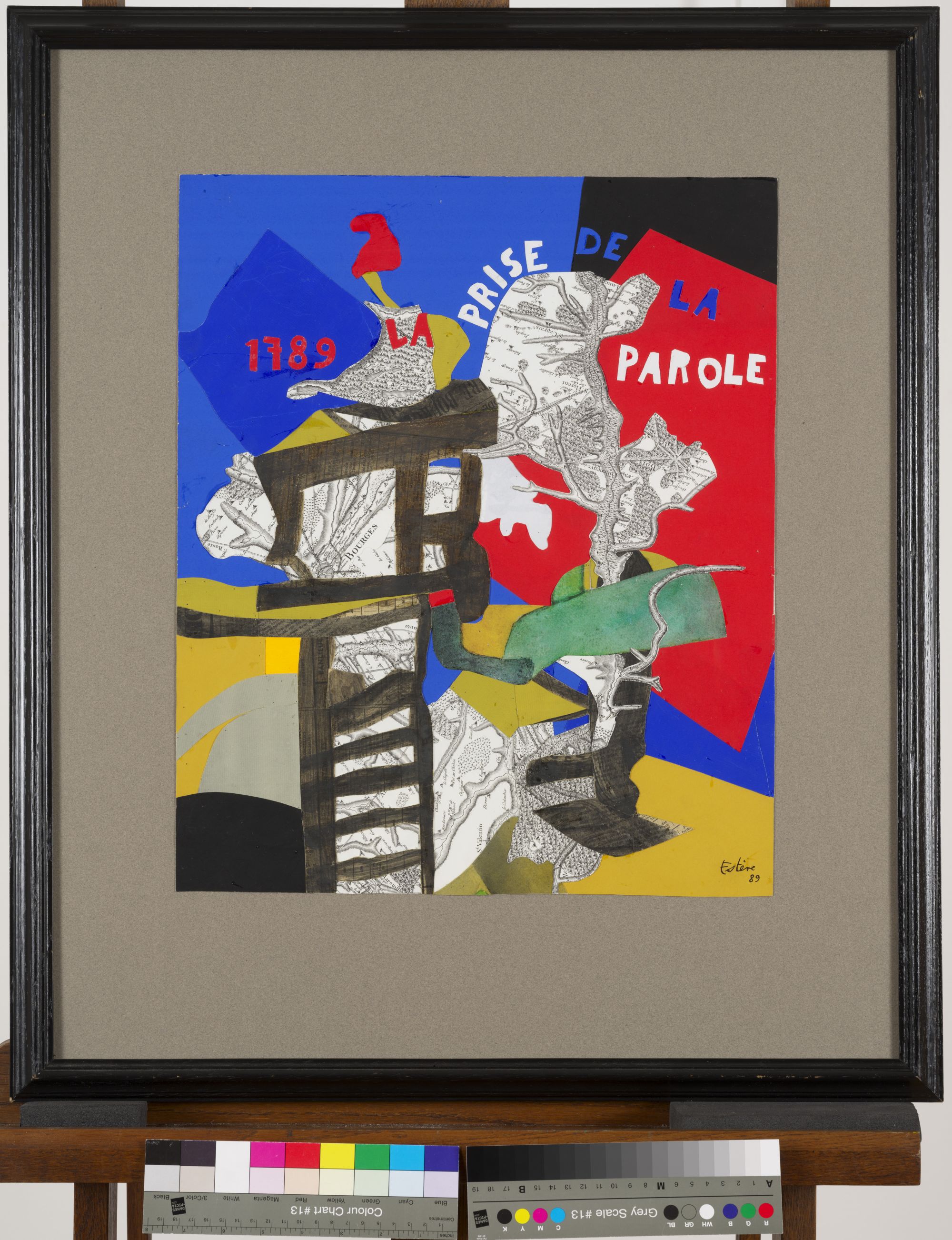 Image représentant C.233 1789. La prise de la parole dans le Cher - Collage