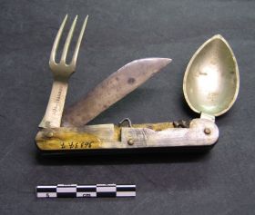 Image représentant Couvert de voyage ou de chasse - Couteau