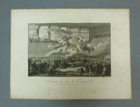 Image représentant Serment du jeu de Paume, à Versailles - 9 juin 1789 - Estampe